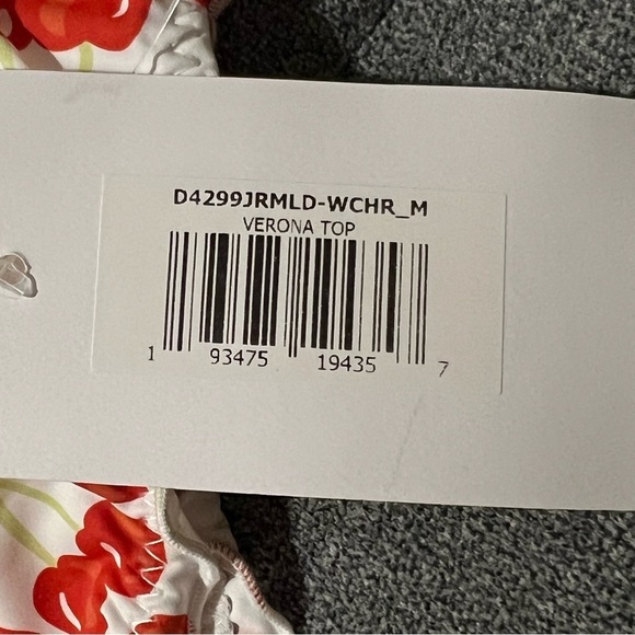 Dippin Daisys Cherry print 2 piece swimsuit bikini Set, size M, NWT - Picture 15 of 15